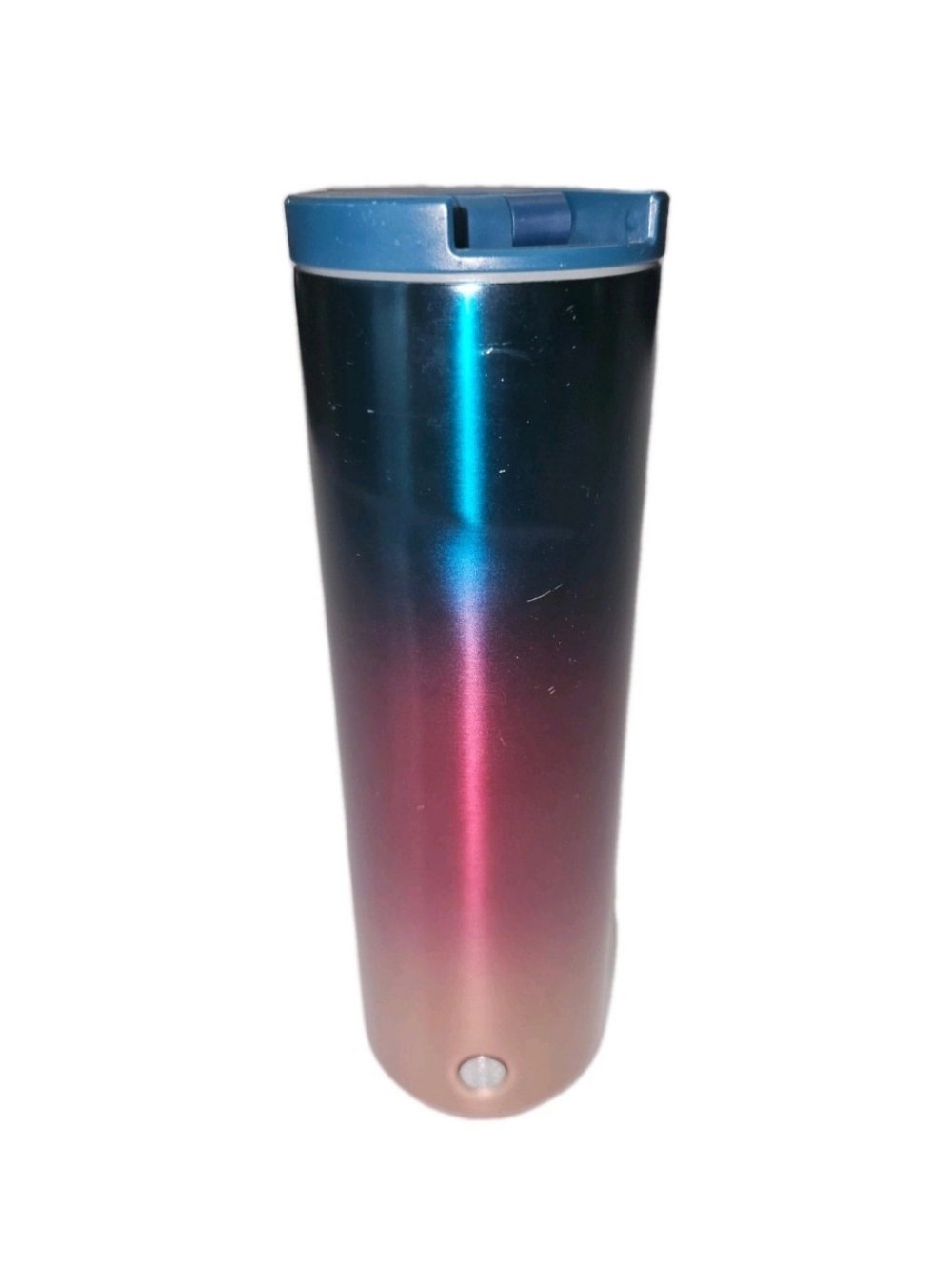 Starbucks Yellow Pink Blue Gradient Stainless Steel Tumbler Travel Mug Cup 20 oz